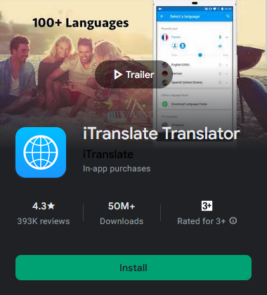 Aplikasi Translate Korea Indonesia Alternatif Terbaik - 21 3 iTranslate Translator apk download image 4