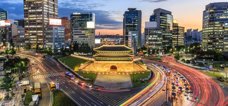 pemandangan indah seoul gwanghwamun